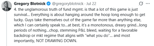 Gregory Blotnick fund management lessons Gregory Blotnick fund management lessons